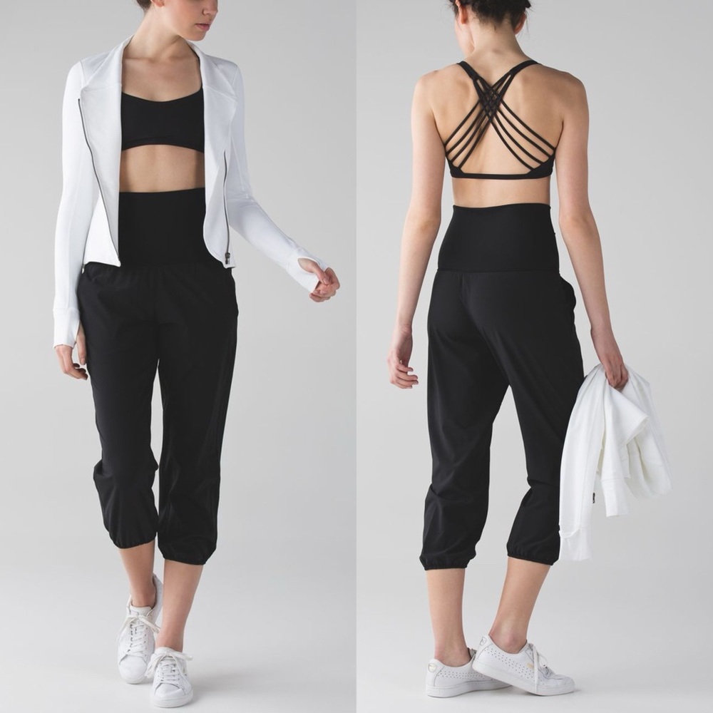 Lululemon Om Pant (High Rise) Sz 4 In Black